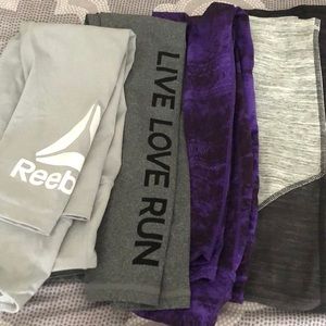 4 pair of leggings size small